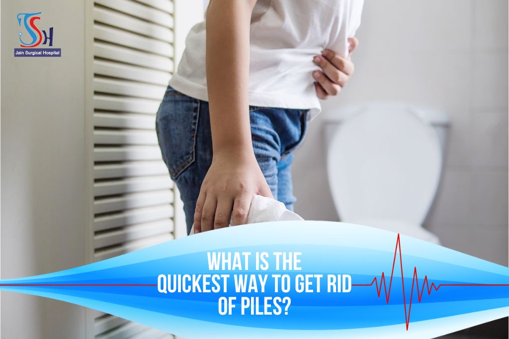 What is the quickest way to get rid of piles?