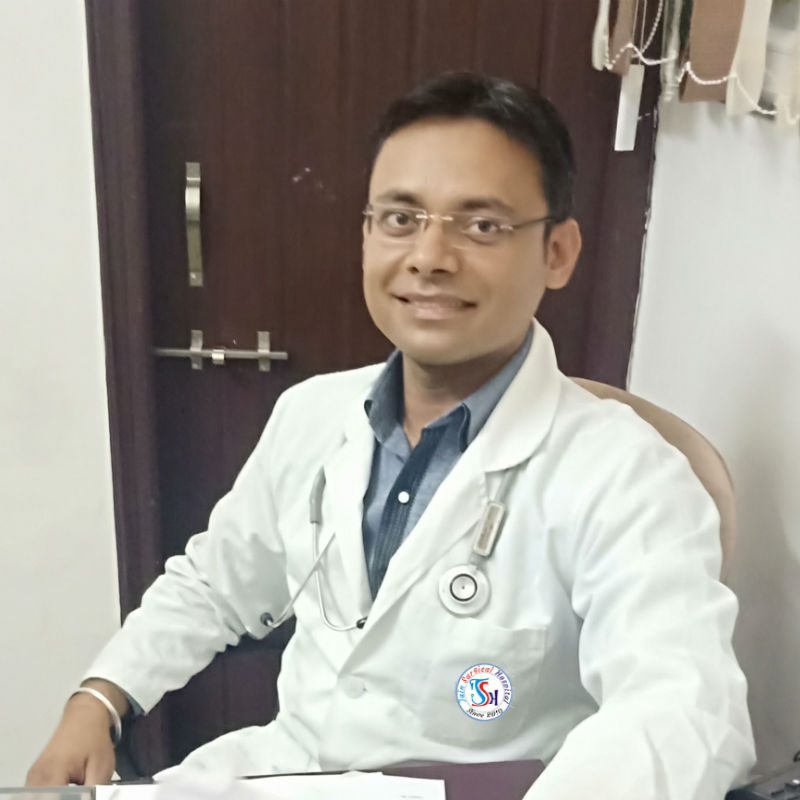 Dr. Amit Gupta, renowned surgeon at Kota's Best Surgical Hospital, providing exceptional medical care.